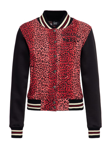 Queen Kerosin Queen Kerosin College Jacke Rock 'n' Roll Rebel Queen in rot