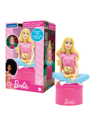 Lexibook Barbie 3D-Taschennachtlicht mit Farbwechsel ca. 13 cm