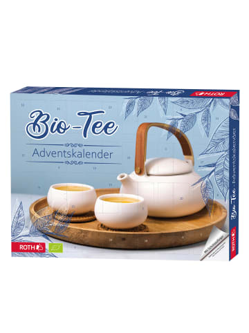 ROTH Tee-Adventskalender mit 24 Teebeuteln in Blau