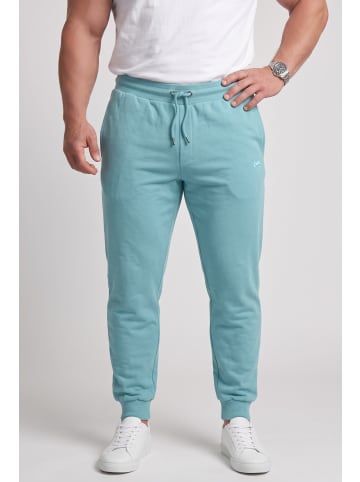 Men Plus Lange Sweathose in helles türkis