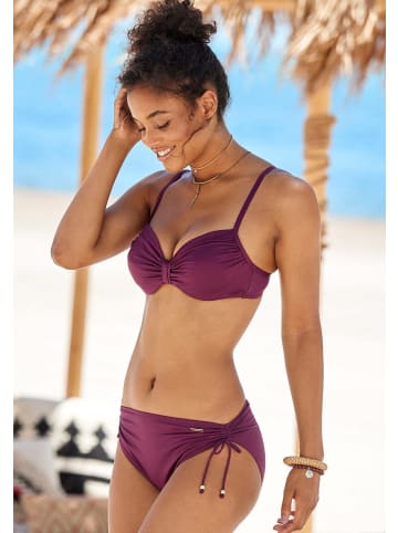 LASCANA Bikini-Hose in bordeaux