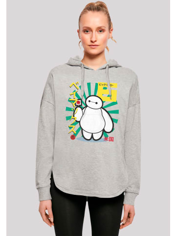 F4NT4STIC Oversized Hoodie Big Hero 6 Baymax Lollypop in grau