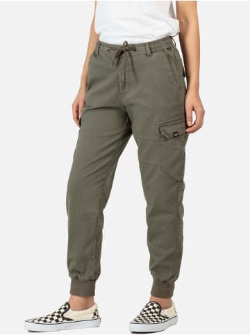 Reell Cargohose "Reflex Women Rib Cargo" in Grün