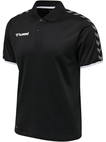 Hummel Hummel Polo Hmlauthentic Multisport Herren Atmungsaktiv Feuchtigkeitsabsorbierenden in BLACK/WHITE