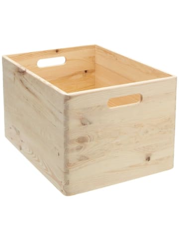 Zeller Vorratsbehälter Organizer 30 l in Beige, 30 x 24 x 40 cm
