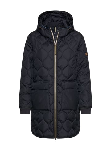 Camel Active Winddichter Mantel mit Übergroßer Passform in Navyblau