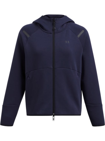 Under Armour Fleecejacke/Fleecepullover "Unstoppable Fleece Fz" in Blau