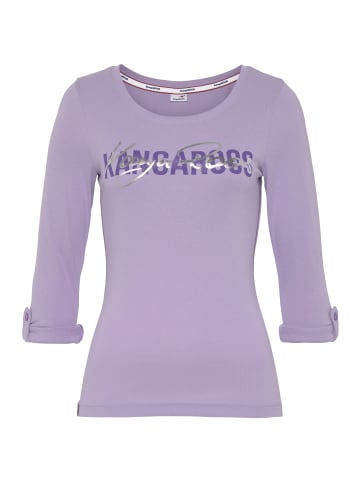 Kangaroos Langarmshirt in lila