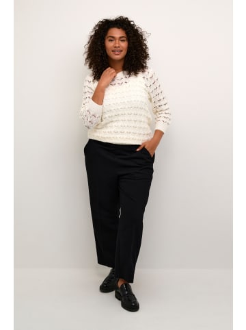 KAFFE curve Strickpullover KChelena in Chalk