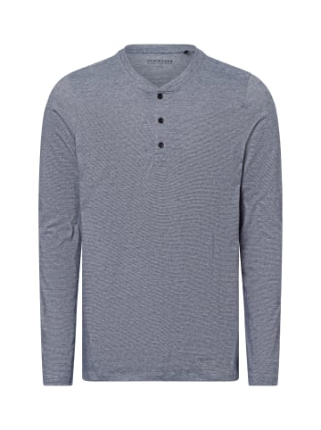 Schiesser Pyjama Basic in grau marine - 0001