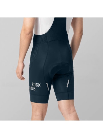 Rockbros Rockbros Radhose Herren mit Trägern Sitzpolster atmungsaktiv Blau M in Blau