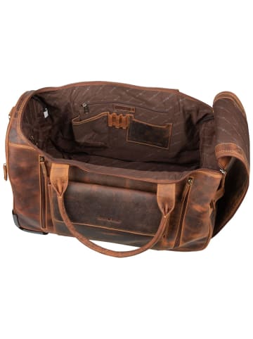 Greenburry Reisetasche Vintage Traveller in Sattelbraun