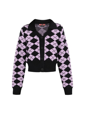 myMo ROCKS Cardigan in black lilac