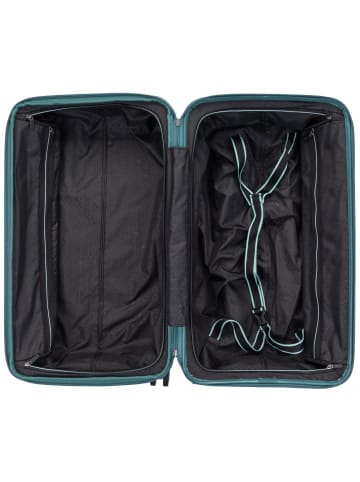 travelite Trolley Roomer 4w Trunk M in Aqua