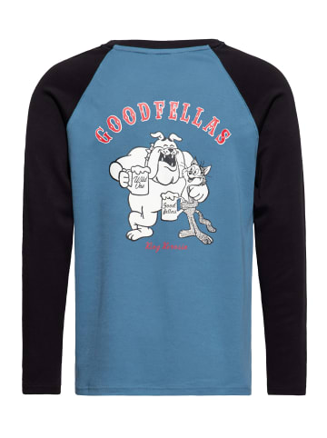 King Kerosin King Kerosin Langarmshirt Good Fellas in blau