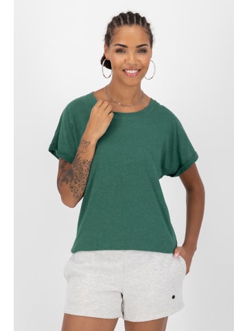 alife and kickin T-Shirt MalaikaAK A in deep emerald melange