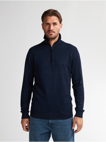 Petrol Industries Strick-Half-Zip-Pullover Lexington in Blau