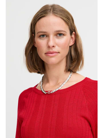 b. young BYMOBBE RAGLAN JUMPER - KNIT Slim fit in Haute Red Mix