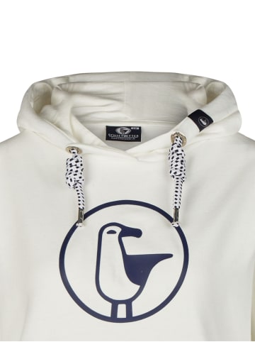 SCHIETWETTER SCHIETWETTER Hoodie Logoprint Gerti in white/navy