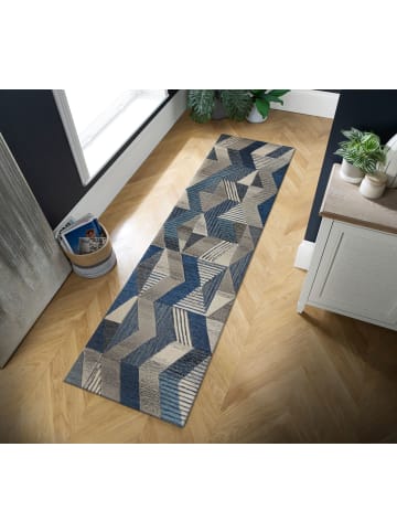 KADIMA DESIGN Stilvoller Teppich in kühlen Tönen für moderne Einrichtungen