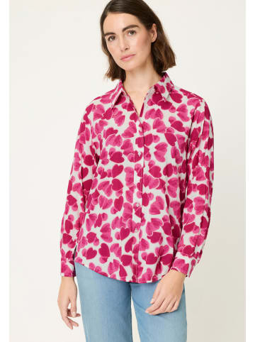 Olsen Bluse in Electric Fuchsia