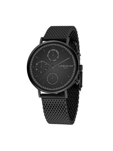 LIEBESKIND BERLIN Armbanduhr The Round Multifunction in schwarz