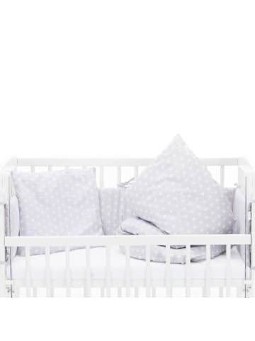 fillikid 4-tlg. Bettwäsche-Set für Nino Decke 80 in grau