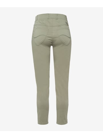 Raphaela by Brax Hose Style Lavina Zip in Light oliv