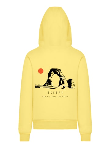 F4NT4STIC Hoodie Escape Discover the World Savannah in taxi yellow