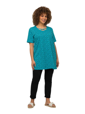 Ulla Popken Longshirt in tiefes aqua