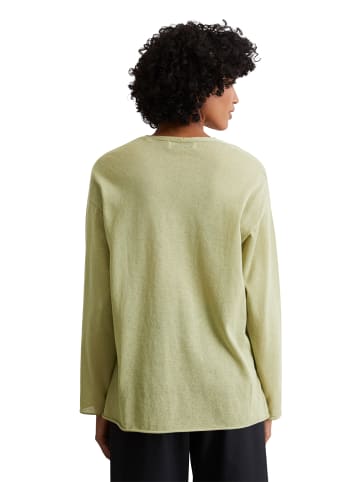 Marc O'Polo Feinstrick-Pullover loose in smooth sage