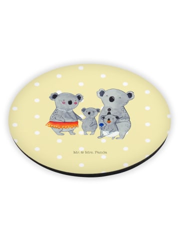 Mr. & Mrs. Panda Pinnwand Magnet Koala Familie ohne Spruch in Gelb Pastell