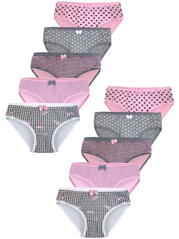 LOREZA 10er Set Slips - Mix - Bunt