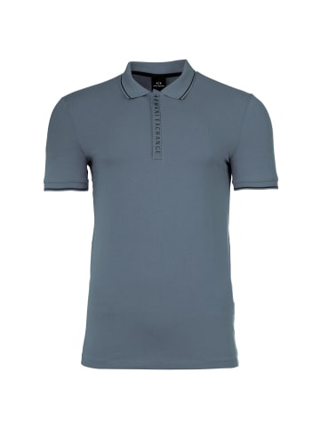 Armani Exchange Poloshirt in Blaugrau