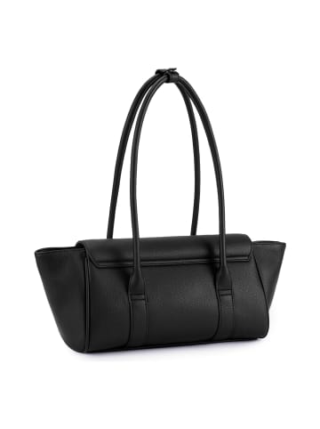 Seidenfelt Nelma Schultertasche 40 cm black