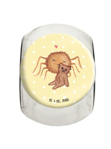 Mr. & Mrs. Panda Vorratsbehälter Spinne Agathe Teddy ohne Spruch in Gelb Pastell