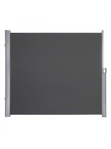 SONGMICS Seitenmarkise Sheld in Anthrazit - (B)350 x (H)200 cm
