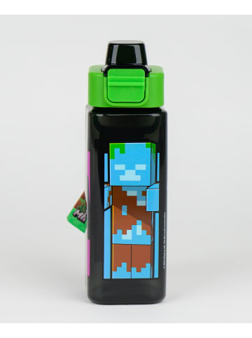 Minecraft Trinkflasche Minecraft  500 ml in Schwarz