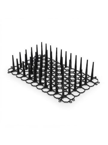 relaxdays 24 x Dornengitter in Schwarz - (B)49 x (T)14 cm