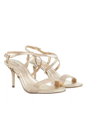 Michael Kors Veronica Heeled Sandal Pale Gold in gold