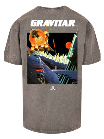 F4NT4STIC Oversize T-Shirt Atari Games Logo Retro Gaming in Asphalt