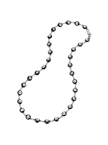 True Rebels Kette Allsehendes Auge aus Edelstahl in silber
