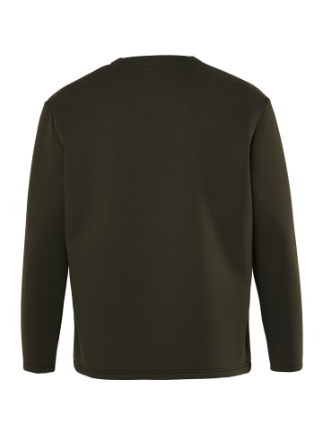 STHUGE Sweatjacke in dunkeloliv