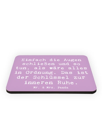 Mr. & Mrs. Panda magnet Spruch Innere Ruhe mit Spruch in Lavendeltraum