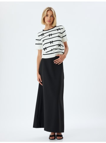 KOTON Sweater in Schwarz Gestreift