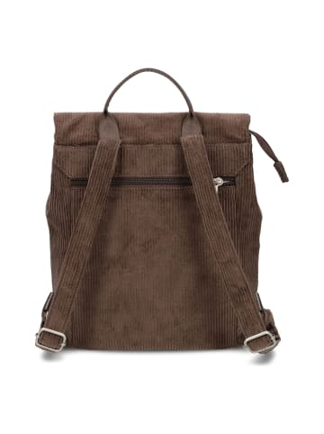 Zwei Mademoiselle.M City Rucksack 29 cm in cord wood