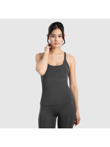 SMILODOX Tank Top Missie in Anthrazit