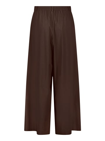 CARTOON Casual-Hose mit Bundfalten in Dunkelbraun