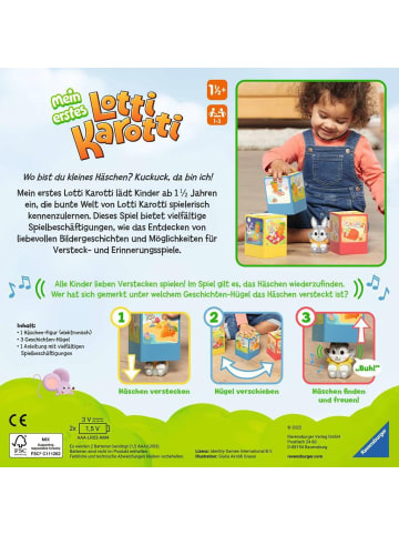 Ravensburger Merkspiel Mein erstes Lotti Karotti - Kinderspiel ab 1,5 Jahre Ab 1,5 Jahre in bunt