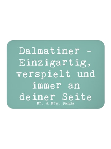 Mr. & Mrs. Panda Magnet Spruch Dalmatiner Freund mit Spruch in Meeresbrise